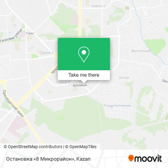 Остановка «8 Микрорайон» map