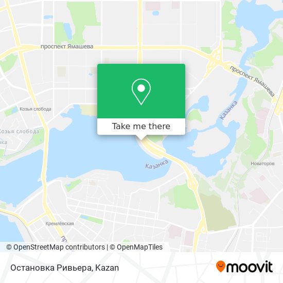 Остановка Ривьера map