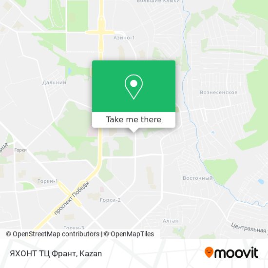 ЯХОНТ ТЦ Франт map