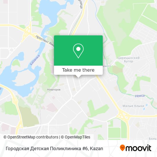 Городская Детская Поликлиника #6 map