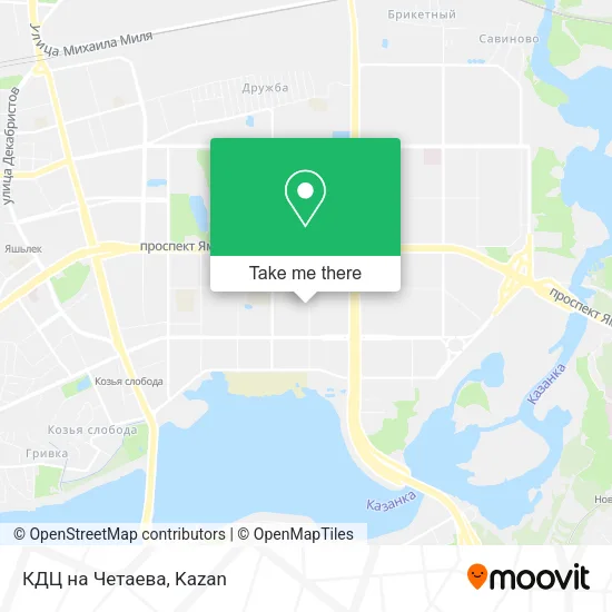 КДЦ на Четаева map