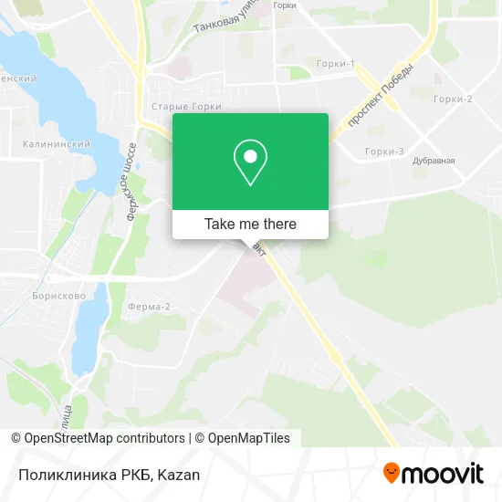 Поликлиника РКБ map