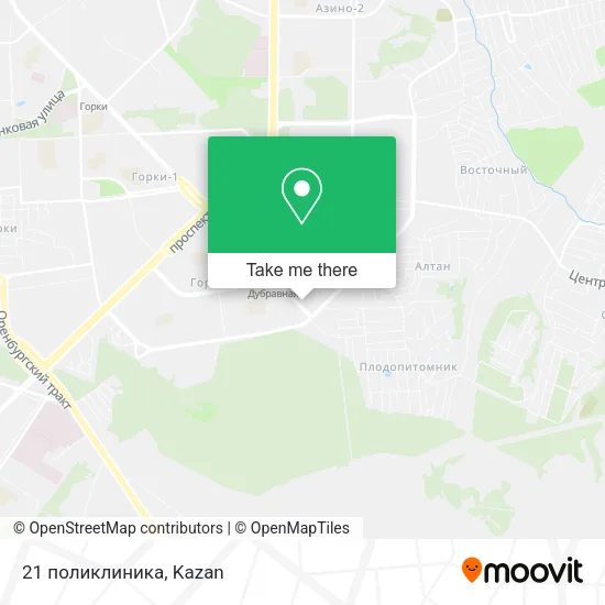 21 поликлиника map