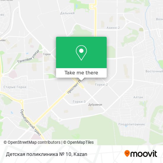 Детская поликлиника № 10 map
