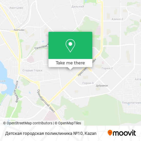 Детская городская поликлиника №10 map