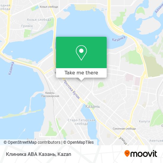 Клиника АВА Казань map