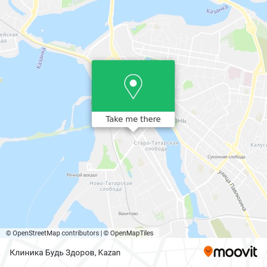 Клиника Будь Здоров map