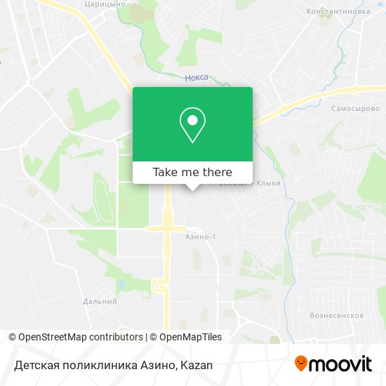 Детская поликлиника  Азино map