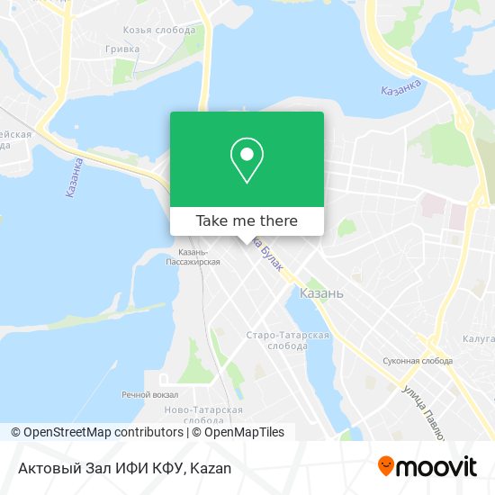 Актовый Зал ИФИ КФУ map