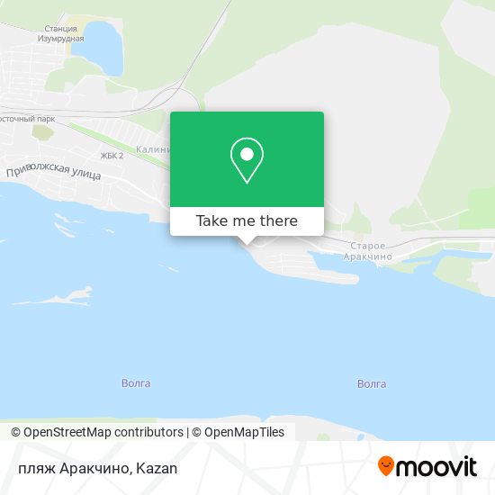 пляж Аракчино map