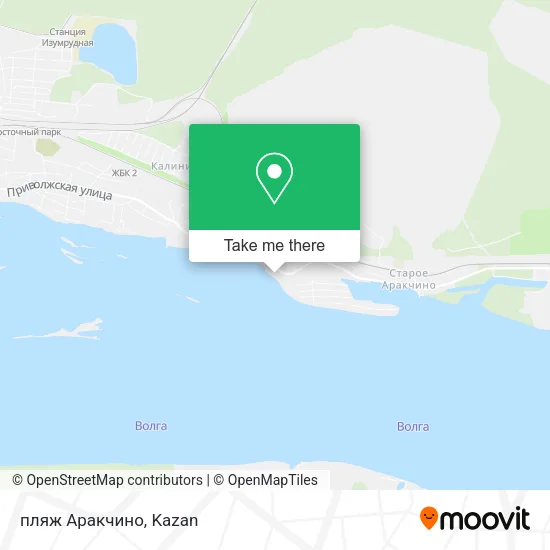 пляж Аракчино map