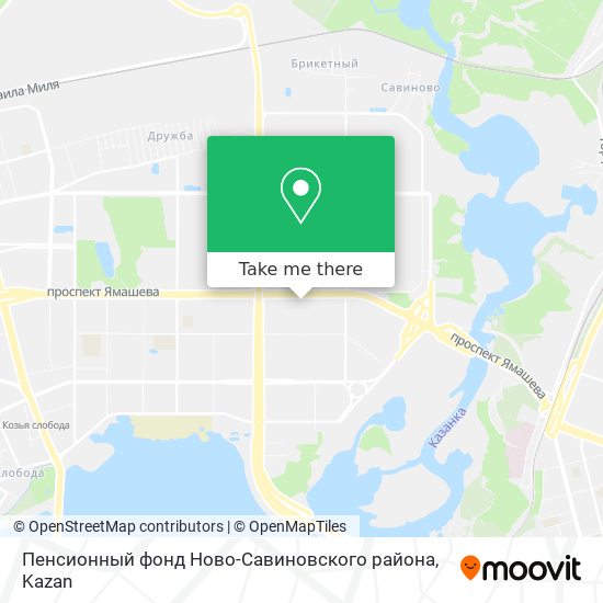 Пенсионный фонд Ново-Савиновского района map