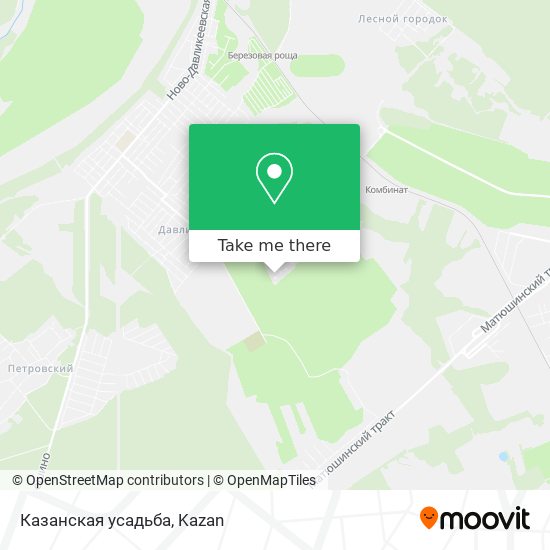 Казанская усадьба map