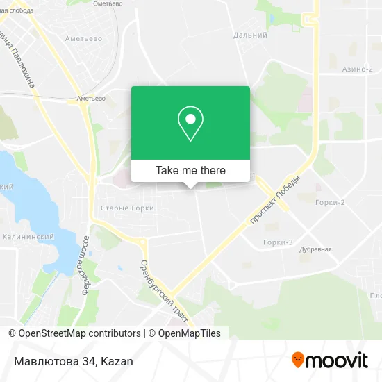 Мавлютова 34 map