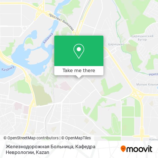 Железнодорожная Больница, Кафедра Неврологии map