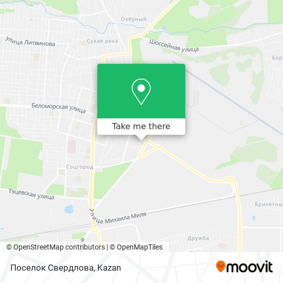 Поселок Свердлова map