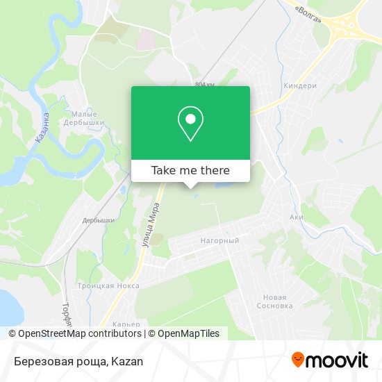 Березовая роща map