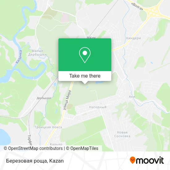 Березовая роща map