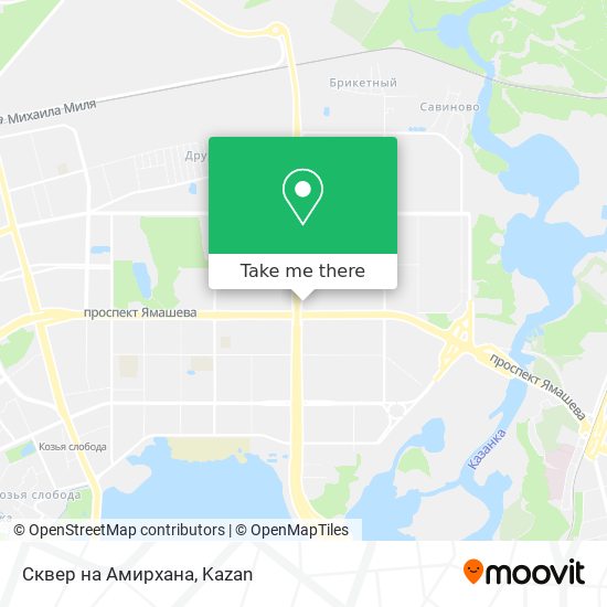 Сквер на Амирхана map