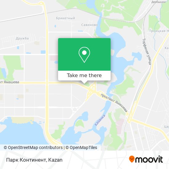 Парк Континент map