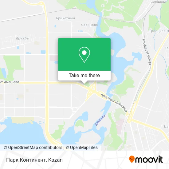 Парк Континент map