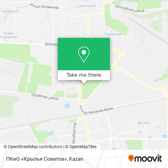 ПКиО «Крылья Советов» map