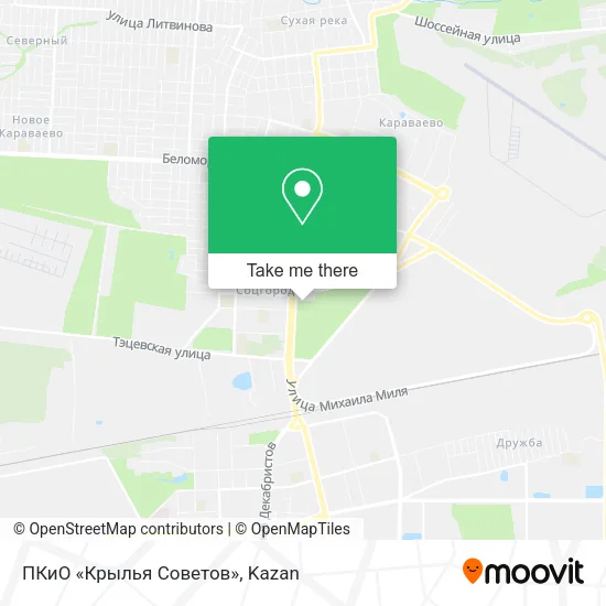 ПКиО «Крылья Советов» map