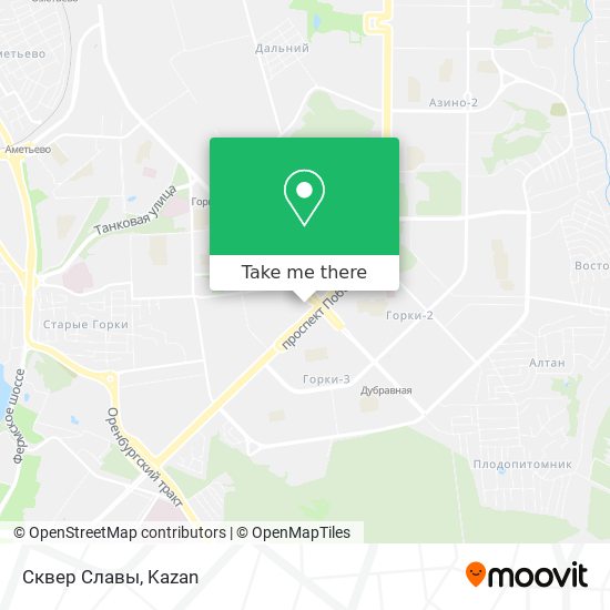 Сквер Славы map