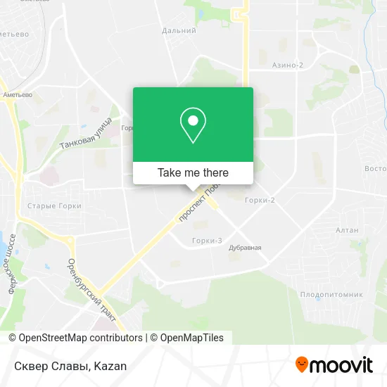 Сквер Славы map