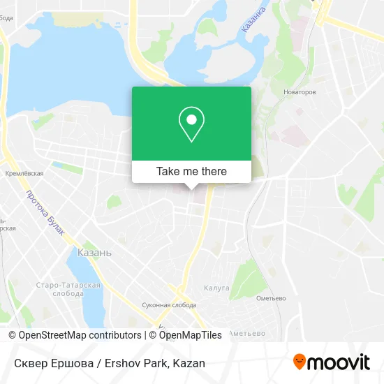 Сквер Ершова / Ershov Park map