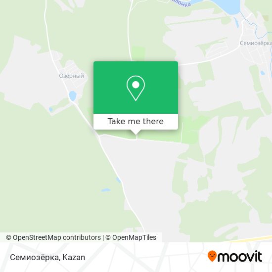 Семиозёрка map