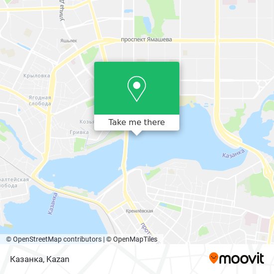 Казанка map