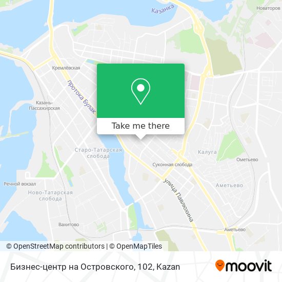 Бизнес-центр на Островского, 102 map