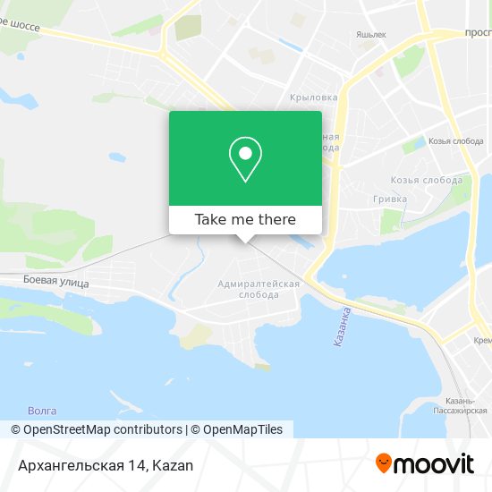 Архангельская 14 map