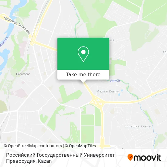 Российский Госсударственный Университет Правосудия map