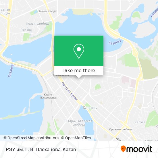 РЭУ им. Г. В. Плеханова map