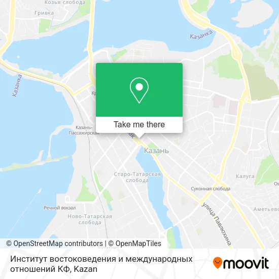 Институт востоковедения и международных отношений КФ map