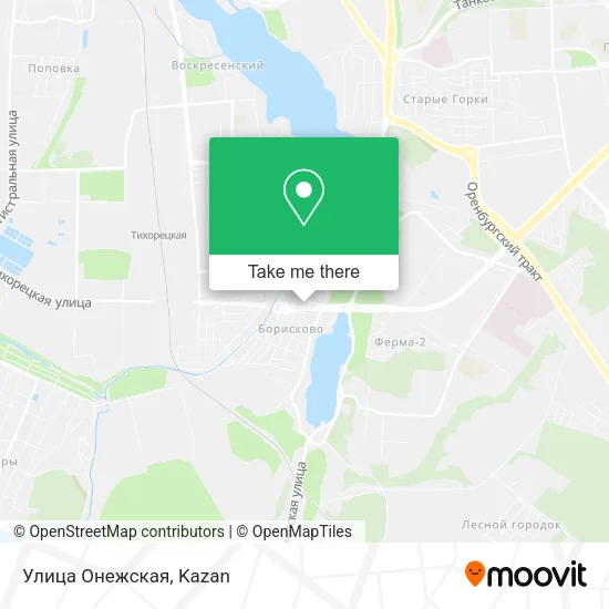 Улица Онежская map