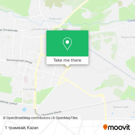 1 трамвай map