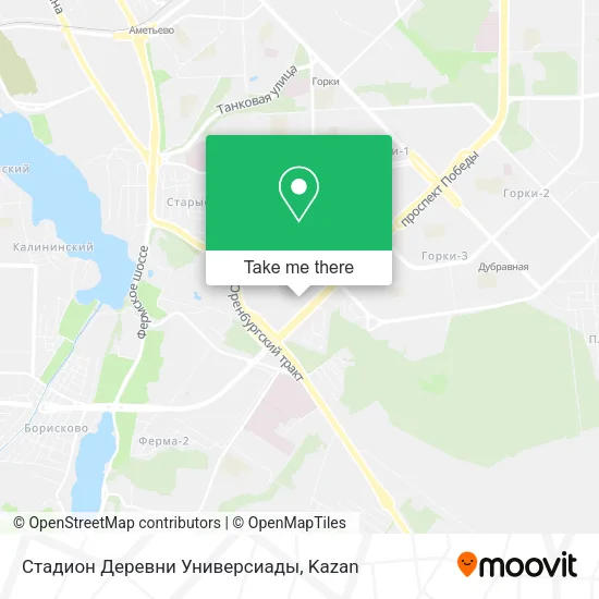 Стадион Деревни Универсиады map