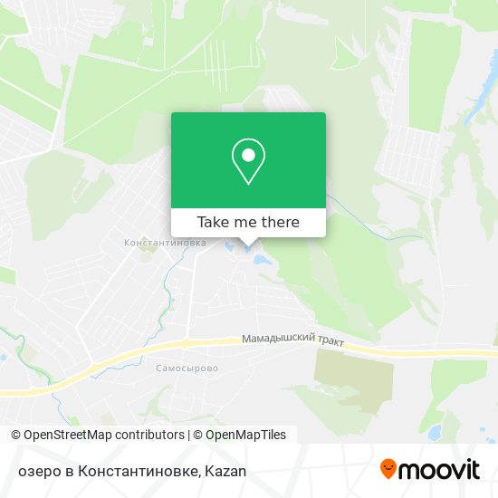 озеро в Константиновке map