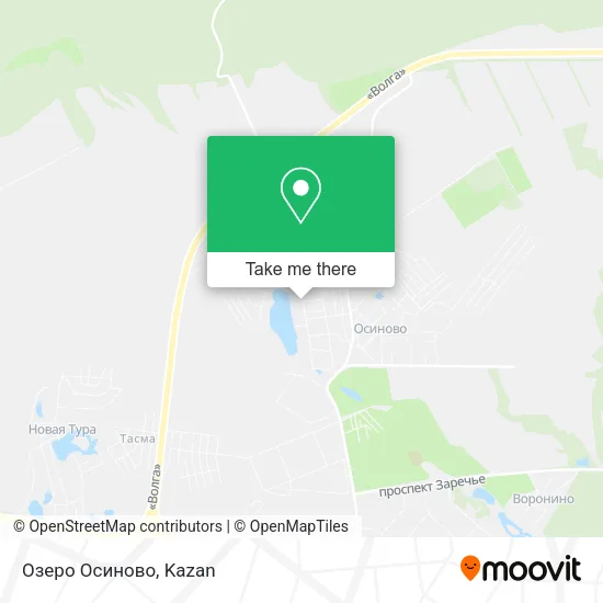 Озеро Осиново map