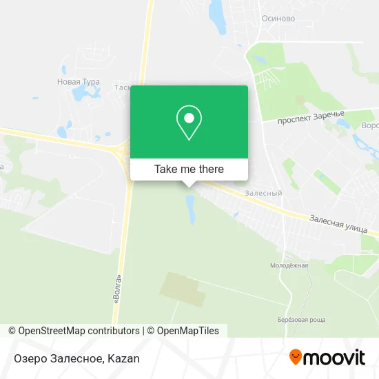 Озеро Залесное map