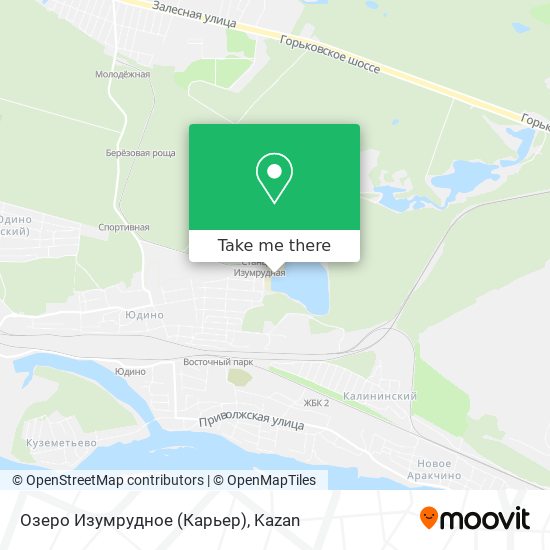 Озеро Изумрудное (Карьер) map