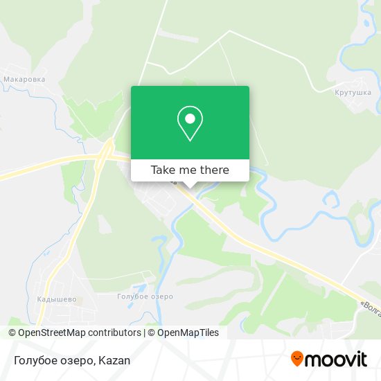 Голубое озеро map
