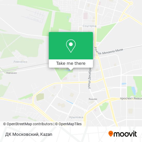 ДК  Московский map
