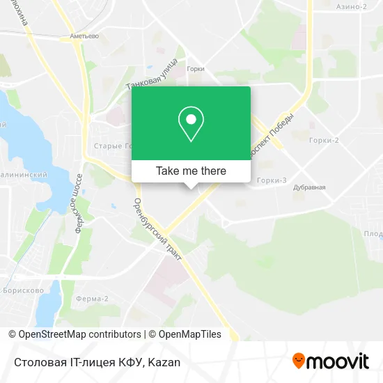 Столовая IT-лицея КФУ map