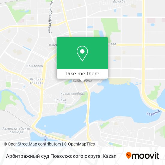 Арбитражный суд Поволжского округа map