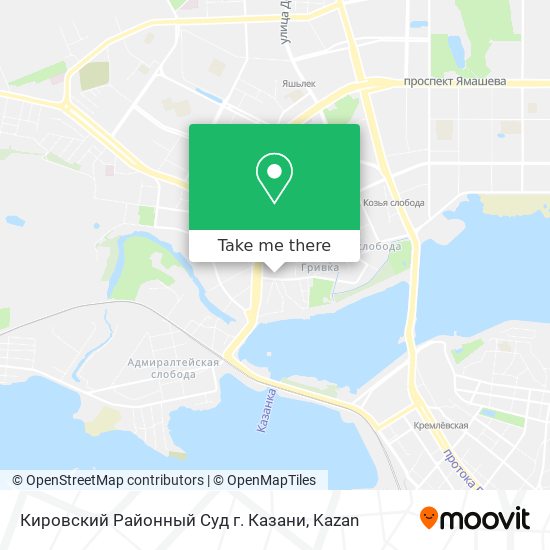 Кировский Районный Суд г. Казани map