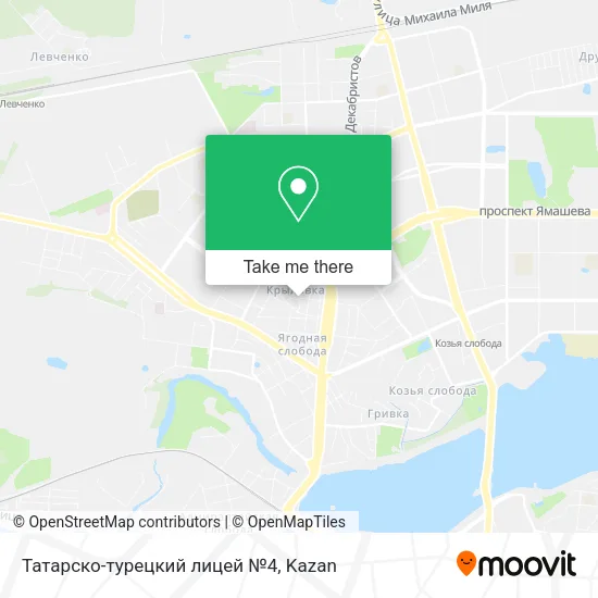 Татарско-турецкий лицей №4 map